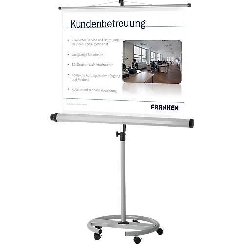 Mobile Stativleinwand Franken Pro, 1500 x 1500 mm