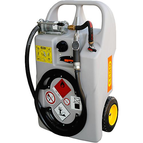 Mobile Tankanlage Diesel-Trolley, 60 l, Handpumpe, Schlauch 3 m