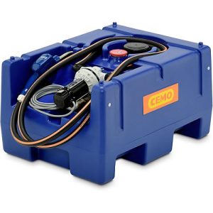 Mobile Tankstelle CEMO Blue-Mobil EASY, mit Membranpumpe CEMATIC BLUE 12 V, 125 l Tank für AdBlue®, B 800 x T 600 x H 450 mm Mobile Tankstelle CEMO Blue-Mobil EASY, mit Membranpumpe CEMATIC BLUE 12 V, 125 l Tank für AdBlue®, B 800 x T 600 x H 450 mm