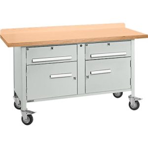 Mobile Werkbank Schäfer Shop Select PWi 150-0, Buche Multiplexplatte, bis 400 kg, B 1500 x T 700 x H 840 mm Mobile Werkbank Schäfer Shop Select PWi 150-0, Buche Multiplexplatte, bis 400 kg, B 1500 x T 700 x H 840 mm