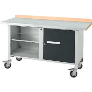 Mobile Werkbank Schäfer Shop Select PWi 150-1, ESD, Buche-Dekor Multiplexplatte, mit Stahlabdeckung, bis 400 kg, B 1500 x T 700 x H 840 mm Mobile Werkbank Schäfer Shop Select PWi 150-1, ESD, Buche-Dekor Multiplexplatte, mit Stahlabdeckung, bis 400 kg, B 1500 x T 700 x H 840 mm