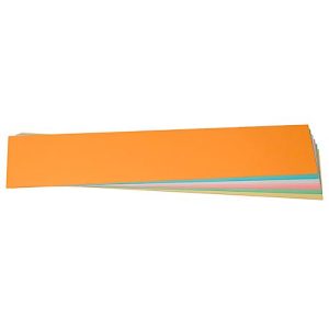 Moderationskarten, Titelstreifen, 95 x 450 mm, 100 Stück, farbsortiert Moderationskarten, Titelstreifen, 95 x 450 mm, 100 Stück, farbsortiert