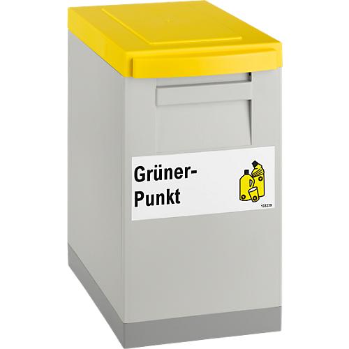 Modul-Sammelbox WSB grau, Deckel gelb