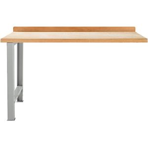 Modulare Werkbank Schäfer Shop Select, Anbaueinheit, Buche Multiplexplatte, bis 500 kg, B 1500 x T 700 x H 840 mm, Weißaluminium ral 9006 Modulare Werkbank Schäfer Shop Select, Anbaueinheit, Buche Multiplexplatte, bis 500 kg, B 1500 x T 700 x H 840 mm, Weißaluminium ral 9006