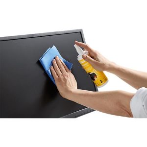 Monitor Reinigungsspray Schäfer Shop Select, für Displays & Computerzubehör, antistatisch, streifen- & alkoholfrei, mit Microfasertuch, 250 ml Monitor Reinigungsspray Schäfer Shop Select, für Displays & Computerzubehör, antistatisch, streifen- & alkoholfrei, mit Microfasertuch, 250 ml