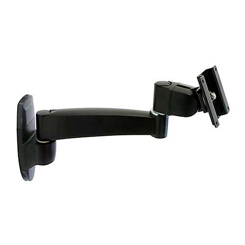 Monitorarm ergotron® 200 Series Wall Mounts, Wandmontage, für 1 Display bis 27″ & bis 11,3 kg, um 90° drehbar, um 360° neigbar, VESA, schwarz