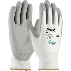 Montagehandschuh G-Tek® 3RX 31-330R, EN 388: 4 1 2 1 X, Nitrilschaum, 90 % Recycling-Kunststoff & 10 % Elastan, weiß-grau, Größe 9, 1 Paar Montagehandschuh G-Tek® 3RX 31-330R, EN 388: 4 1 2 1 X, Nitrilschaum, 90 % Recycling-Kunststoff & 10 % Elastan, weiß-grau, Größe 9, 1 Paar