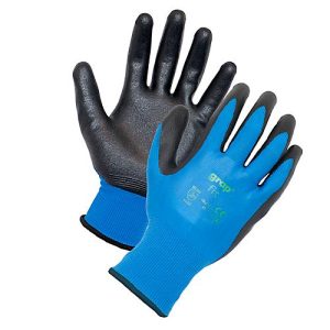 Montagehandschuh Grap Fit, Nylon, Nitrilschaum-Beschichtung, rutschfest, EN 388 (4 1 3 2 X), Größe 9, 1 Paar, blau Montagehandschuh Grap Fit, Nylon, Nitrilschaum-Beschichtung, rutschfest, EN 388 (4 1 3 2 X), Größe 9, 1 Paar, blau