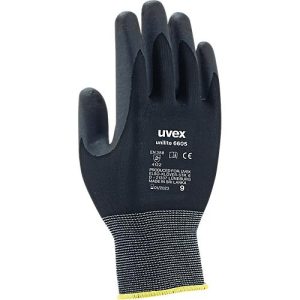 Montagehandschuhe uvex unilite 6605, Polyamid/Nitrilschaum, EN 388: 4122, atmungsaktiv, 10 Paar, GR. 6 Montagehandschuhe uvex unilite 6605, Polyamid/Nitrilschaum, EN 388: 4122, atmungsaktiv, 10 Paar, GR. 6