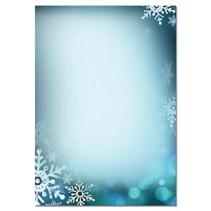 Motivpapier Sigel „Blue Snowflakes“, für Weihnachten, Format A4, Feinpapier, blau-grün, 25 Blatt Motivpapier Sigel „Blue Snowflakes“, für Weihnachten, Format A4, Feinpapier, blau-grün, 25 Blatt