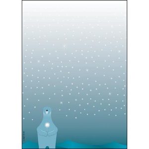 Motivpapier Sigel ‚Polar Bear‘, DIN A4, 90 g/m², weißes Feinpapier, 25 Blatt Motivpapier Sigel ‚Polar Bear‘, DIN A4, 90 g/m², weißes Feinpapier, 25 Blatt
