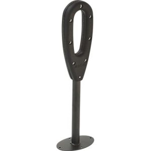 MOTTEZ Fahrradständer mit Gummiring, L 260 × B 160 × H 800 mm, für 2 Fahrräder, gummierter Ring, anthrazit