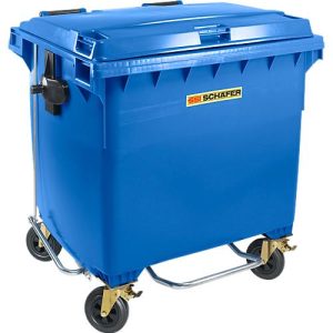 Müllcontainer MGB 1100 FDP, Kunststoff, 1100 l, blau Müllcontainer MGB 1100 FDP, Kunststoff, 1100 l, blau