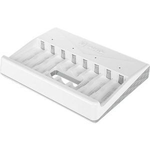 Multi-Akkuladegerät für Batterien Varta, 2/4/6/8x AA/AAA, Ladezeit 4,5 h, USB Type C (inkl. Kabel), 100-240 V, B 180 x T 43 x H 240 mm, weiß Multi-Akkuladegerät für Batterien Varta, 2/4/6/8x AA/AAA, Ladezeit 4,5 h, USB Type C (inkl. Kabel), 100-240 V, B 180 x T 43 x H 240 mm, weiß
