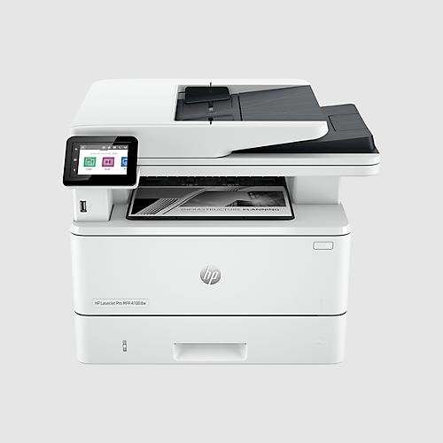 Multifunktionsdrucker HP LaserJet Pro MFP 4102dw, S/W, 3 in 1: Drucken, Kopieren, Scannen, USB/LAN/Wi-Fi, Duplex, bis A4, B 420 × T 390 × H 323 mm