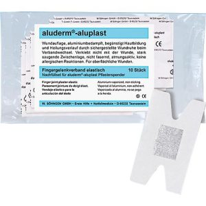 Nachfüllset Typ 5 für Pflasterspender aluderm®-aluplast, Fingergelenkverband, 10 Stück Nachfüllset Typ 5 für Pflasterspender aluderm®-aluplast, Fingergelenkverband, 10 Stück