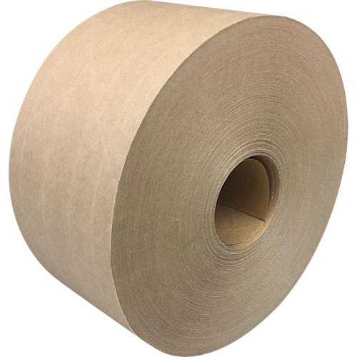 Nassklebeband, gitterverstärkt & reißfest, recycelbar, ohne Hülse, braun, 8 Rollen mit jeweils L 100 lfm x B 70 mm