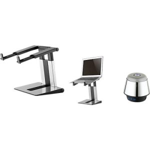 Neomounts by NewStar Laptop-Ständer NSLS200, für Laptops von 10-17 Zoll + Bluetooth Lautsprecher Chrome Neomounts by NewStar Laptop-Ständer NSLS200, für Laptops von 10-17 Zoll + Bluetooth Lautsprecher Chrome