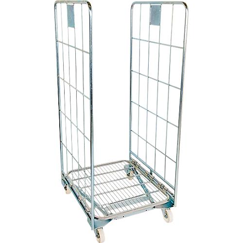Nestbarer Rollbehälter, 2-seitig, Traglast 500 kg