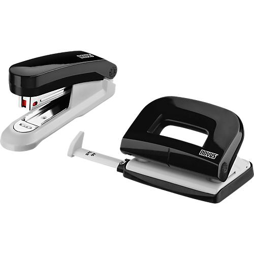 Novus Locher-Hefter SET Evolution Twin Set fresh, schwarz