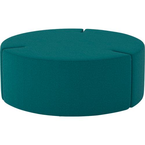 NowyStyl Sitzpouf Tri.Ply L, modular, Blazer-Stoff, ø 115 cm, petrol