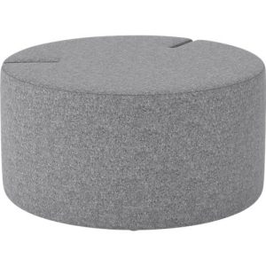 NowyStyl Sitzpouf Tri.Ply M, modular, Blazer-Stoff, ø 85 cm, grau