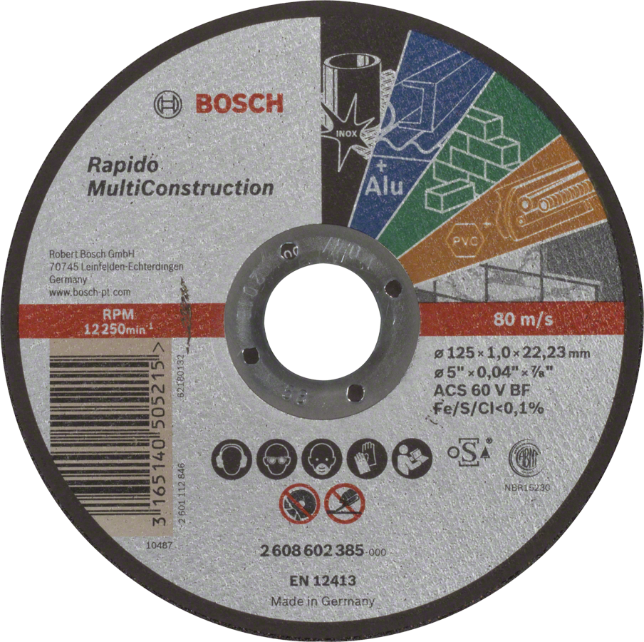 BOSCH Trennscheibe Multi 125 X 1,0