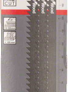 BOSCH Stichsägeblätter T 744 D 3 Stk. BOSCH Stichsägeblätter T 744 D 3 Stk.