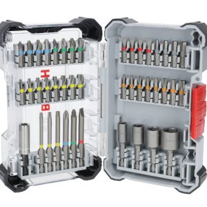 BOSCH Schrauberbit-Set mit Sechskantnuss 43‑tlg. BOSCH Schrauberbit-Set mit Sechskantnuss 43‑tlg.