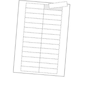 ORGATEX Kartoneinlagen Standard, weiß, 200 Stück, 47 x 100 mm ORGATEX Kartoneinlagen Standard, weiß, 200 Stück, 47 x 100 mm