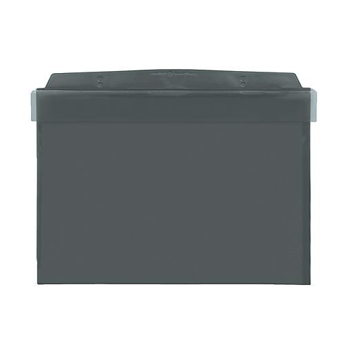 Orgatex Sichttaschen, m. Klappe, A5 quer, anthrazit, 50 St.