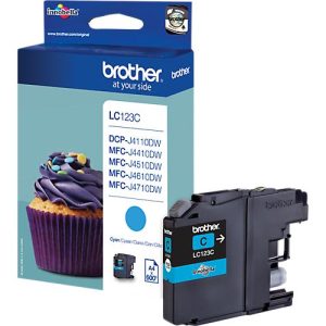 Original Brother Tintenpatrone LC-123C, Einzelpack, cyan Original Brother Tintenpatrone LC-123C, Einzelpack, cyan
