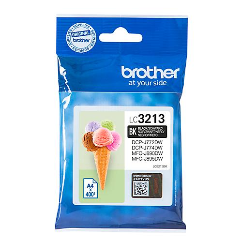 Original Brother Tintenpatrone LC-3213BK, Einzelpack, schwarz