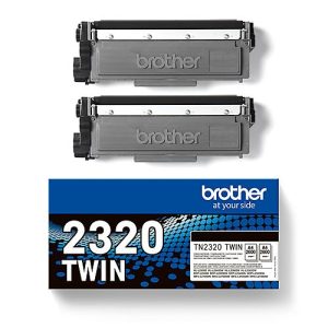 Original Brother Toner TN-2320, Doppelpack, schwarz Original Brother Toner TN-2320, Doppelpack, schwarz