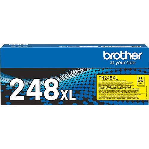 Original Brother Toner TN-248XLY, bis zu 2300 A4-Seiten, gelb
