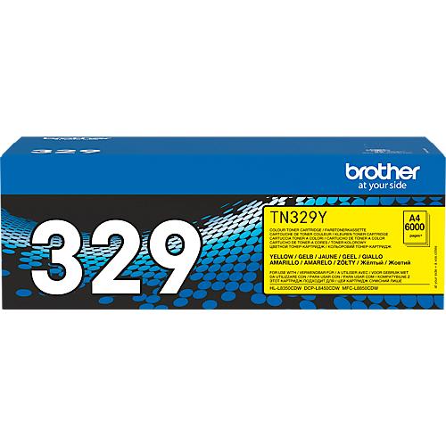 Original Brother Toner TN-329Y, Einzelpack, gelb