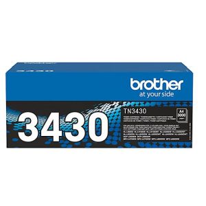 Original Brother Toner TN-3430, Einzelpack, schwarz Original Brother Toner TN-3430, Einzelpack, schwarz
