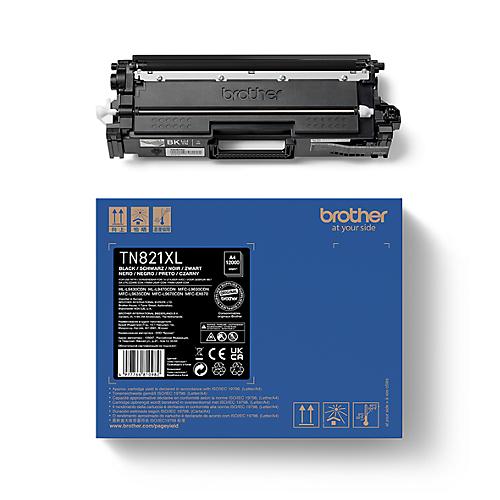 Original Brother Toner TN-821XLBK, Einzelpack, schwarz
