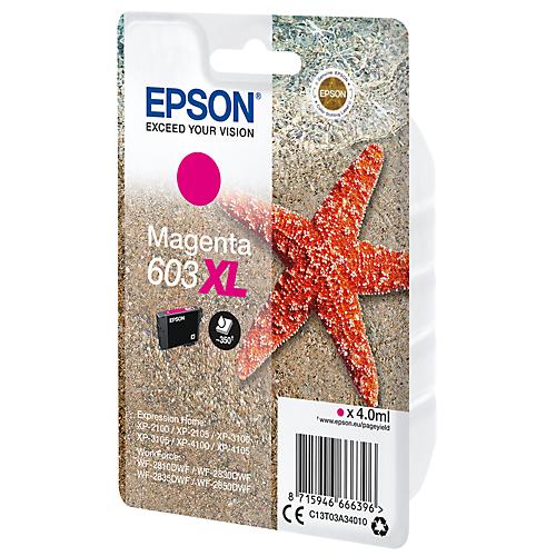 Original Epson Tintenpatrone 603XL, Einzelpack, magenta