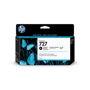 Original HP Tintenpatrone 727, Einzelpack, fotoschwarz Original HP Tintenpatrone 727, Einzelpack, fotoschwarz