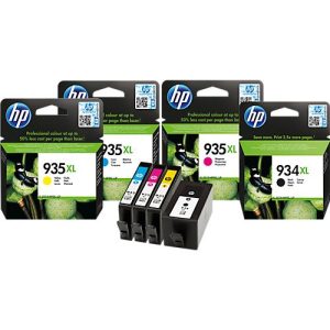 Original HP Tintenpatronen 934XL/935XL CMYK, Mixpack, cyan, magenta, gelb, schwarz