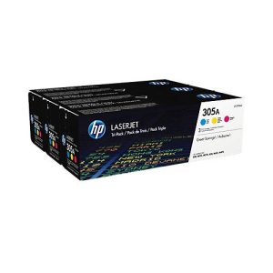 Original HP Toner 305A CMY, Multipack, cyan, magenta, gelb Original HP Toner 305A CMY, Multipack, cyan, magenta, gelb