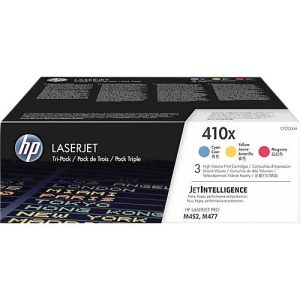 Original HP Toner 410X CMY, Multipack, cyan, magenta, gelb Original HP Toner 410X CMY, Multipack, cyan, magenta, gelb