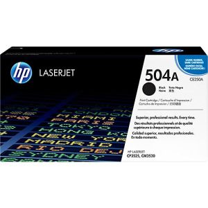 Original HP Toner 504A, Einzelpack, schwarz Original HP Toner 504A, Einzelpack, schwarz