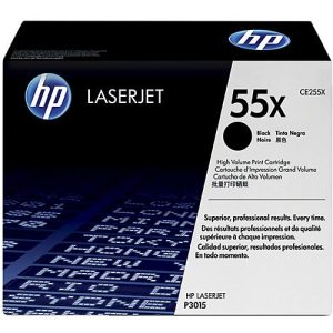 Original HP Toner 55X, Einzelpack, schwarz Original HP Toner 55X, Einzelpack, schwarz