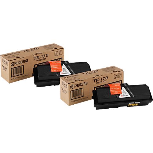 Original Kyocera Toner TK-170, Doppelpack, schwarz