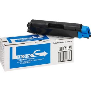 Original Kyocera Toner TK-590C, Einzelpack, cyan Original Kyocera Toner TK-590C, Einzelpack, cyan