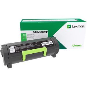 Original Lexmark Toner 51B20, Einzelpack, schwarz Original Lexmark Toner 51B20, Einzelpack, schwarz