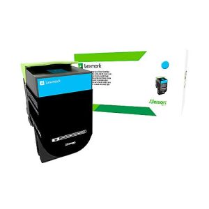 Original Lexmark Toner 802HE, Einzelpack, cyan Original Lexmark Toner 802HE, Einzelpack, cyan
