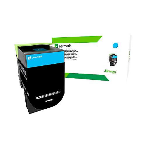 Original Lexmark Toner 802HE, Einzelpack, cyan